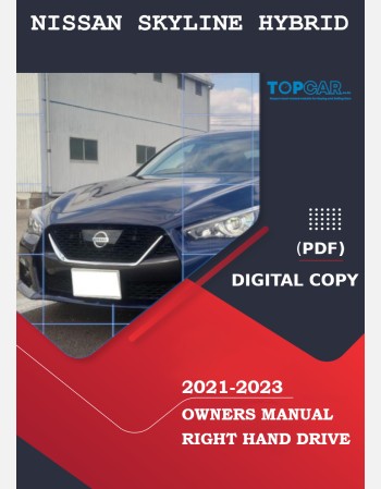 nissan skyline hybrid 20212022 2023 owners manual in english